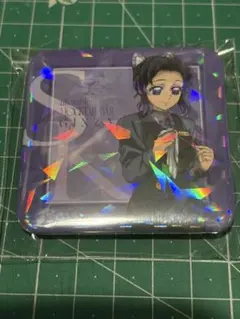 鬼滅の刃　モクテルバー　ロト　くじ　グリッター缶バッジ　胡蝶しのぶ