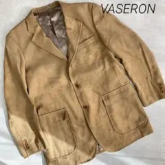 美品❣️ VASERON ヴァセロン スエード調 テーラードジャケット L 茶