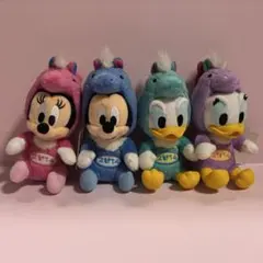 セール⭐︎ディズニー 干支ぬいぐるみバッジ 4体セット