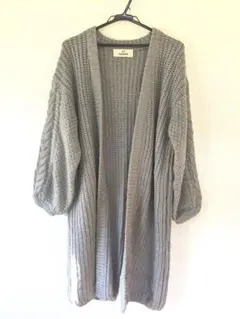 スライ　ニットカーディガン　ロングカーディガン