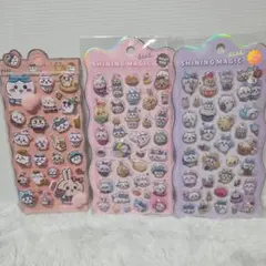{早い者勝ち}ちいかわシール3枚Set