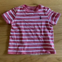 Ralph Lauren 赤白ストライプ Tシャツ 6M