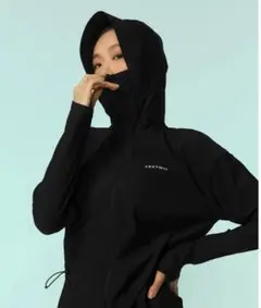 XEXYMIX レディース ゴルフウェア モックネックシャツ ブラック M