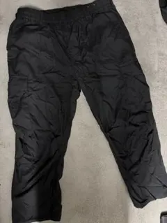 ブラック カーゴパンツ ナイロン製