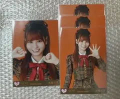 大場花菜　ラブソングに襲われる歌唱衣装➁ =LOVE 生写真　セミコンプ