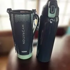 THERMOS HYDRATION 水筒 黒・緑