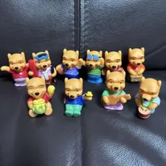 レトロ　ディズニー　くまのプーさん　ソフビ　フィギュア　人形　まとめ売り