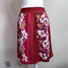 sunauna 花柄スカート　サイズ38　D064のサムネイル