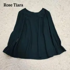 Rose Tiara ローズティアラ トップス 裾 レース 大きいサイズ 46 