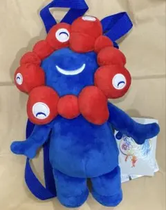 ミャクミャク　ぬいぐるみポーチ　ショルダー　にっこり　笑顔
