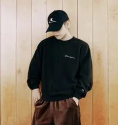 BTS V着用】Champion クルーネックスウェットシャツ テテ - メルカリ