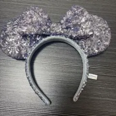 ミニーマウス風スパンコールカチューシャ