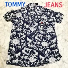 【美品】tommy jeans フローラルプリント　シャツ　ワンピースのサムネイル