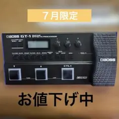 BOSS GT-1 ギターエフェクター 本体+未使用ACアダプターのサムネイル