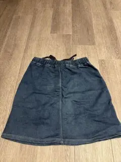 デニム ミニスカート ウエスト紐付きのサムネイル