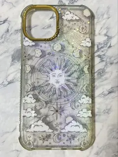 SKINNY DIP iPhone15ケース セレスティアルタロット グリッター