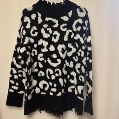 EMODA ニット レオパード柄