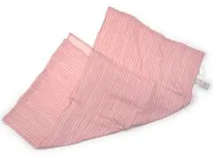 ピンクと白のストライプおくるみ　エイデンアンドアネイ