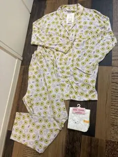 新品　miffy パジャマ　薄いコットン素材　薄パープル　タオルハンカチ付のサムネイル