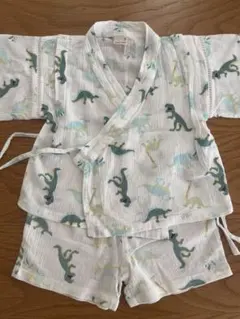 petit main 恐竜柄 甚平 80cm