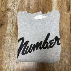 NUMBER (N)INE グレー トレーナー　キッズ