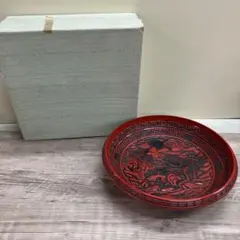 C-1 ロイヤルドルトン フランベ ウッドカット 1616 花瓶 箱付き 花器
