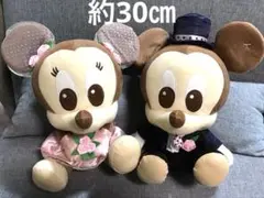 ディズニー ベビーミッキー&ミニー ぬいぐるみセット ウェディング