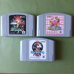 NINTENDO64 マリオカート　星のカービィ　スターフォックス3本セット