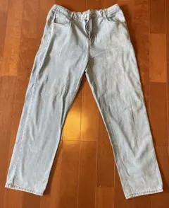 ライトブルー ストレートレッグデニム