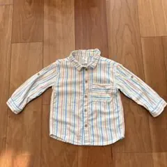 H&M ストライプ柄 長袖シャツ 18M