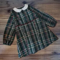 ビームス フォーマルワンピース130 入学式 発表会 チェック