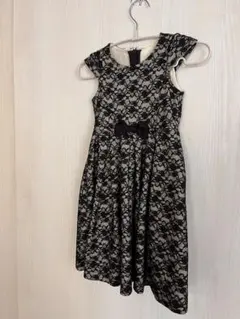 美品　110cmエニィファム　フォーマルワンピース　レース花柄