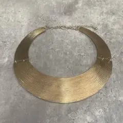メタルデザインネックレス