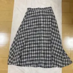 ツイードニット　フレアスカートのサムネイル