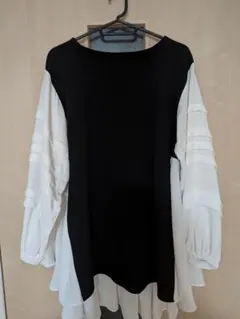 LAVEANGE タックスリーブチュニックブラウス