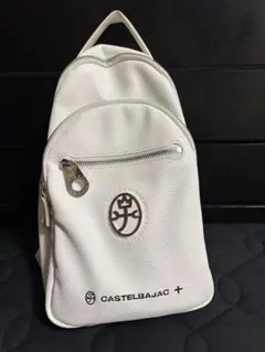 CASTELBAJAC ホワイト ショルダーバッグ