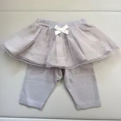 petit main チュール付きレギンス 70