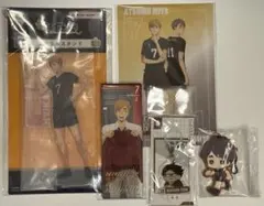 ハイキュー 缶バッジ ポストカード アクスタ 稲荷崎 宮侑 宮治 角名倫太郎