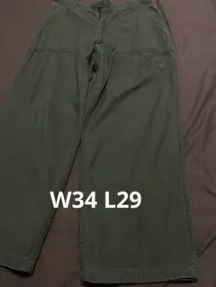 US ARMY ベイカーパンツ 70s ファティーグパンツ W34×L29