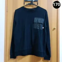 170cm 長袖トレーナー フラップポケット付き CLOSSHI