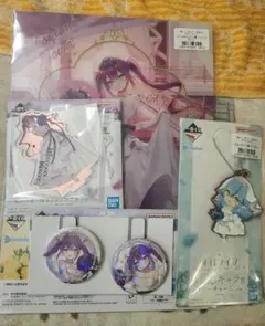 一番くじ ホロライブ ウェディングVer 常闇トワ アクスタ 缶バッチ