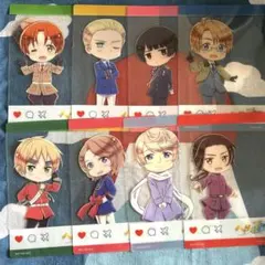 ヘタリア キャラクターCDⅡ セット クリアカード 特典ブロマイド付き