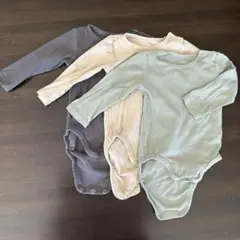 H&M 長袖　ロンパース３枚