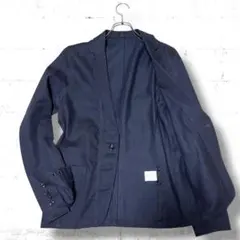 日本製　艶感　ブラック　デニム テーラード　アンコンジャケット　カバーオール