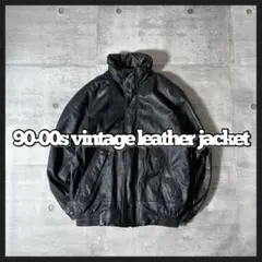 90-00s vintage lamb leather jacket