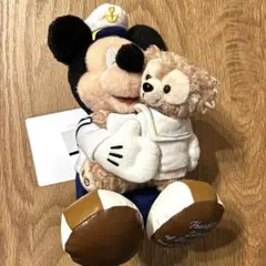 ディズニーシー　ミッキー　ダッフィー ぬいぐるみバッジ　ぬいば