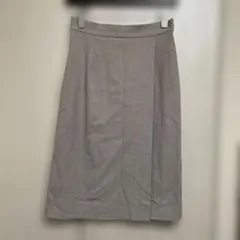 UNIQLO ラップナロースカート（マイクロチェック）　M