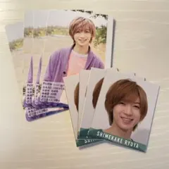 七五三掛龍也 プロフィールカード・デタカ各4枚セット