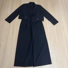 コムサイズム　セットアップ(ジャケット&パンツ)黒　9号