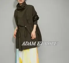 ADAM ET ROPE' スタンドカラーハーフモッズコートのサムネイル